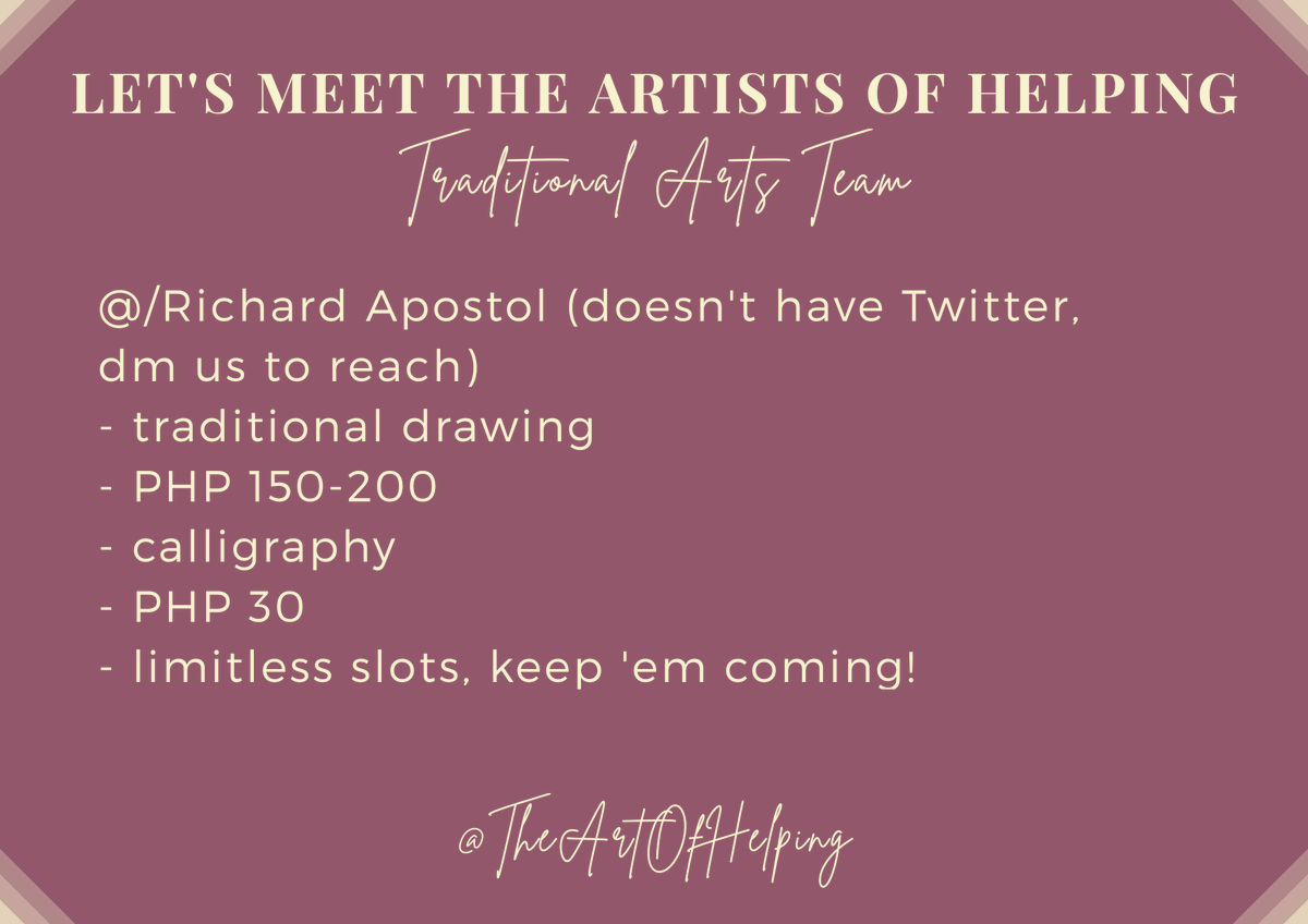 TheArtOfHelping's tweet photo. #CommissionsForACause
#ArtForACause
#BookCoverForACause
#AcademicHelpForACause https://t.co/FOF0leeD33