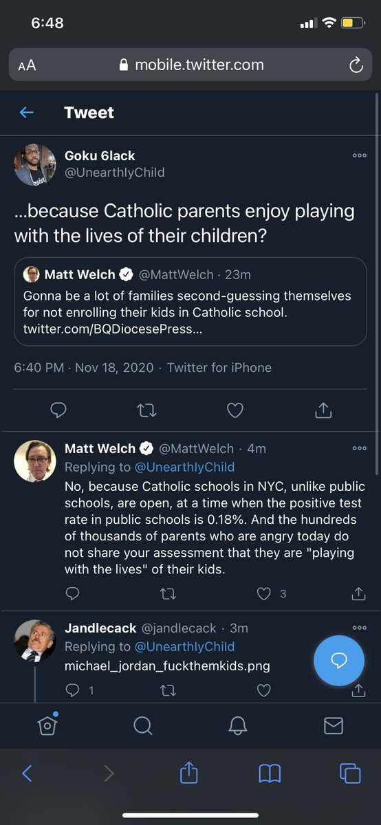 I got this sort of tweet 200 times in August when we resisted the county’s efforts to close public schools. What is the reasoning of people who make this “argument”? That if a government decided school should be closed that’s proof school is unsafe?