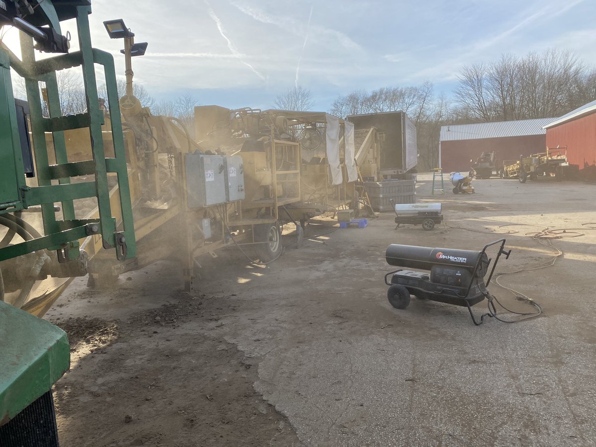 jonlyoder's tweet photo. Dust? What dust? He said as he shoveled dirt from his eyes and nose. #storage2020 https://t.co/pccMMmtOWh