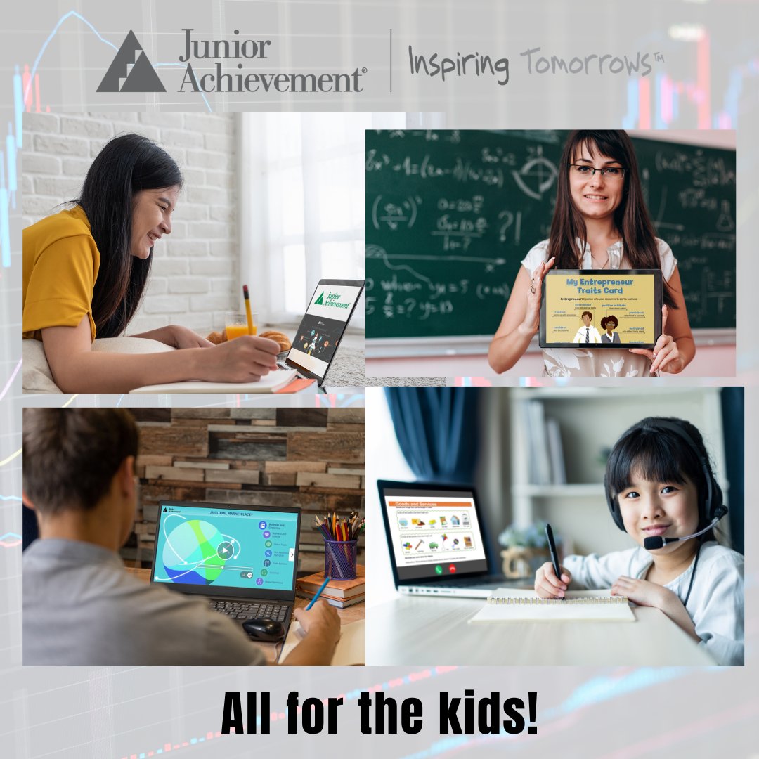 ja_miami's tweet photo. The virtual sponsor event for the 5th Annual JA Stock Market Challenge was a success! Big thanks to all the sponsors and players for joining us last night and showing your support for Junior Achievement's real-world learning experiences. We hope to see you again next year! #JASMC https://t.co/Tx1Fh3NfUF