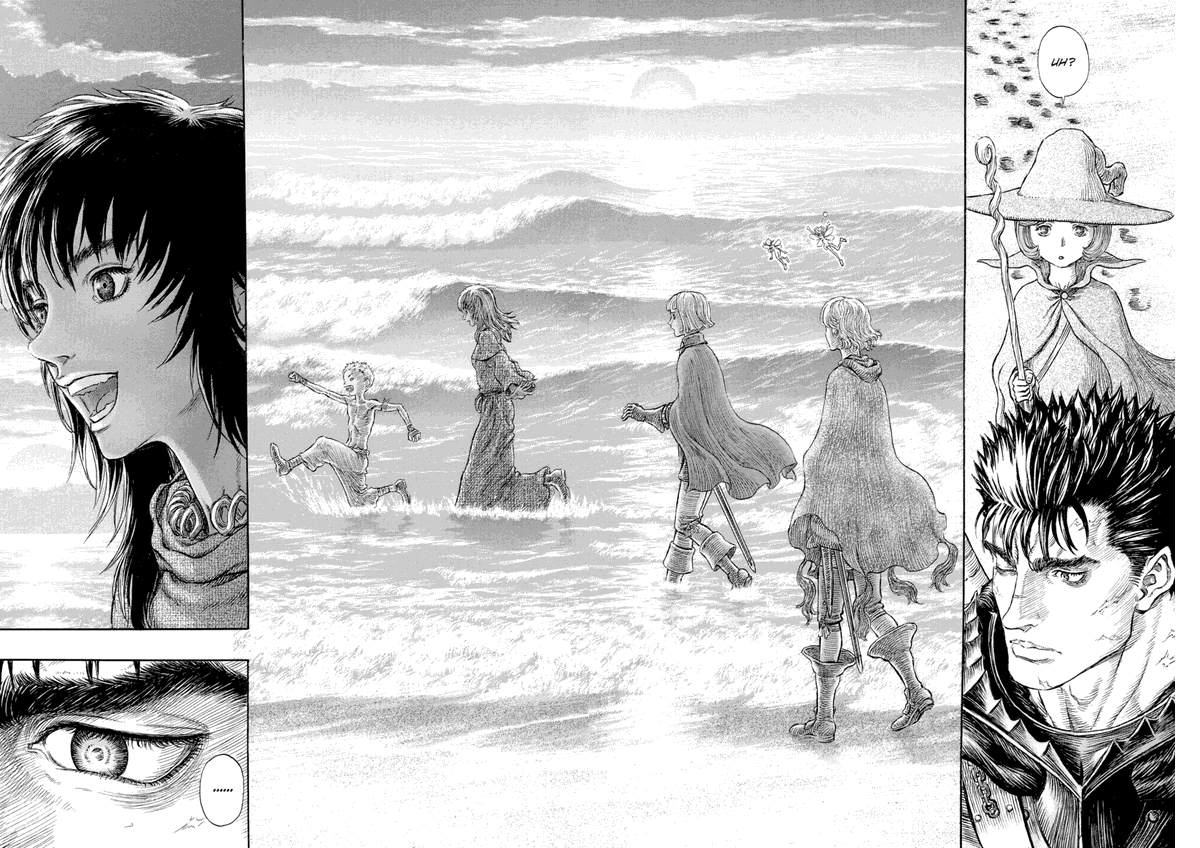 The development later on for characters such as Guts, Schierke, and Farnese has been sublime. As well as peeling back the layers of characters such as Skull knight and Griffith. Something I enjoyed immensely in the later arcs.