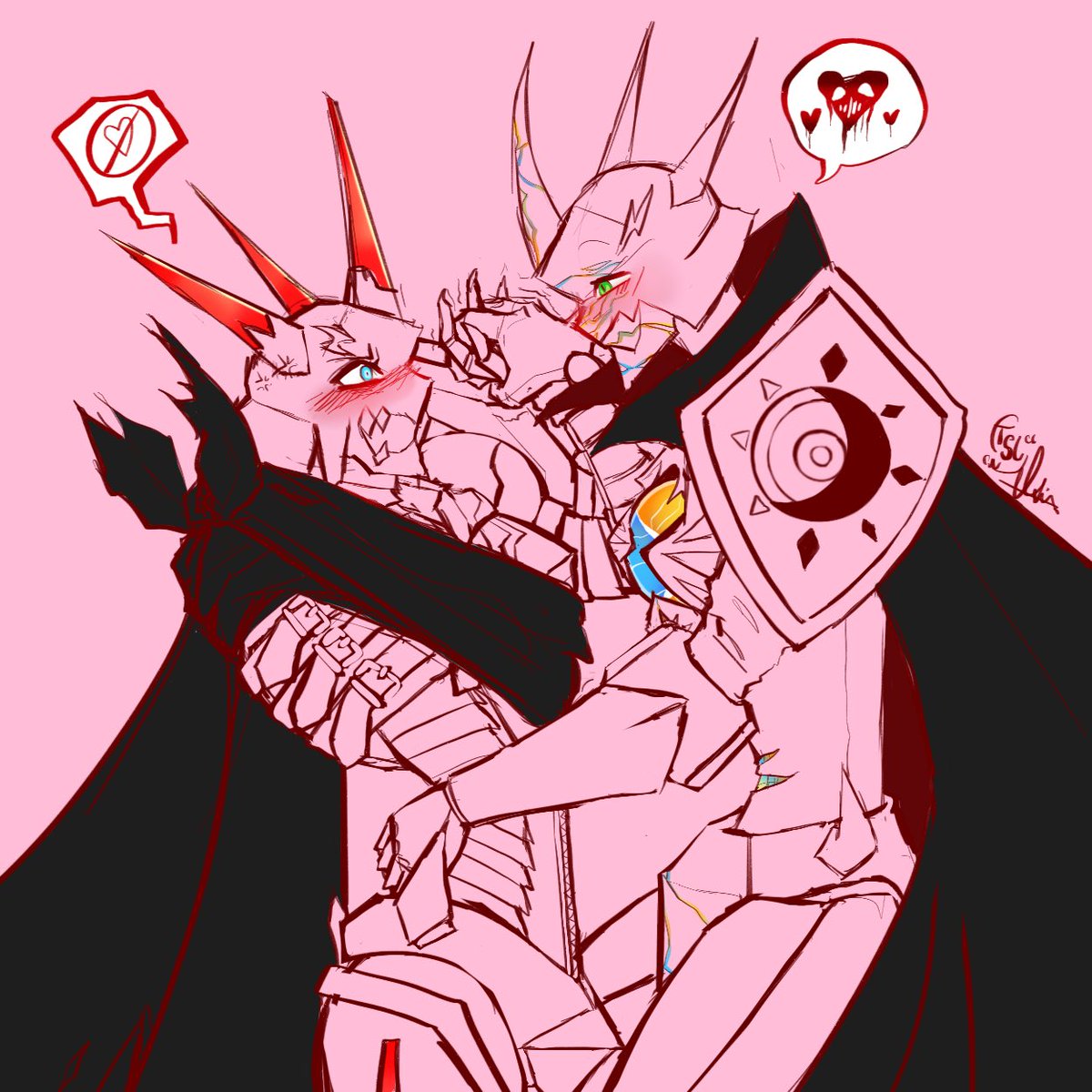 The start of the train of Crackships

“My DEAREST resistance leader, you may have been an absolute PAIN in my plans. But I must say it’s ADORABLE and admirable you were able to cause this much problems in the first place. And I can use this to my advantage~”

#digimon #doodle #au