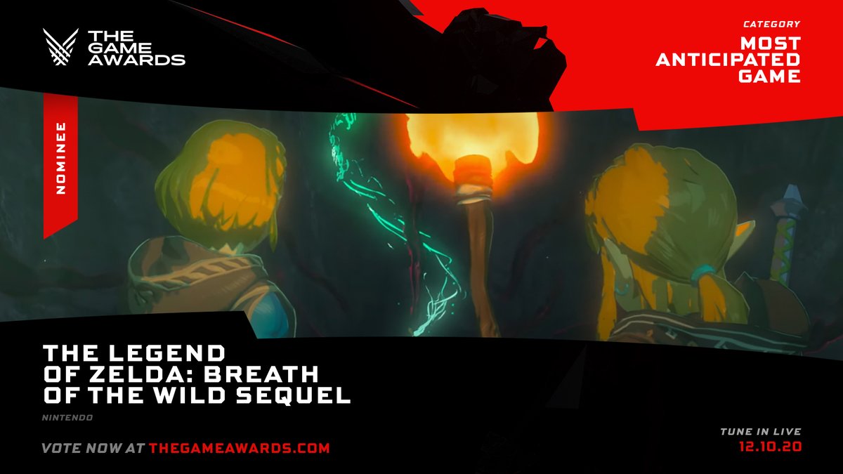 ViMadness's tweet image. I voted for The Legend of Zelda: Breath of the Wild Sequel for Most Anticipated Game!
Find out who wins during @TheGameAwards live on December 10 on Twitter. #TheGameAwards