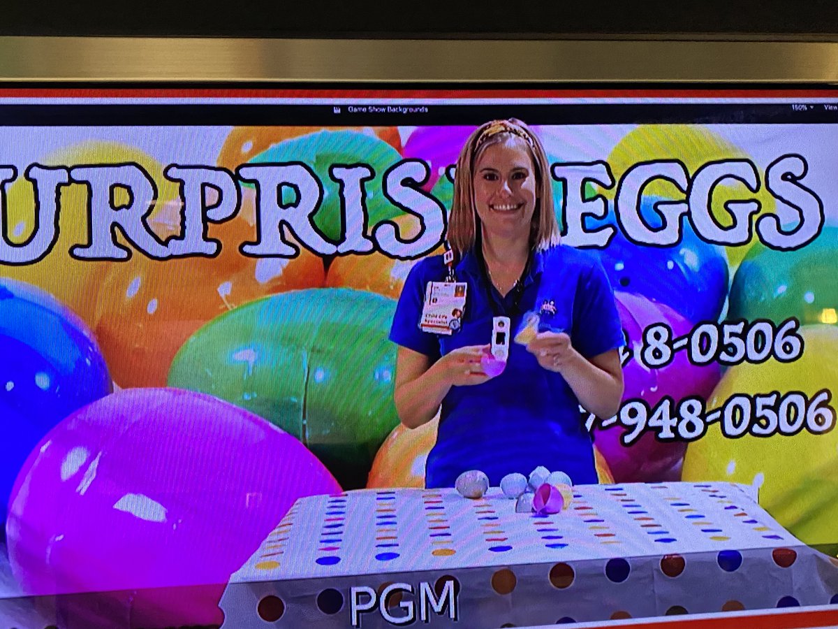 RileyCLZone's tweet photo. KIDS-TV5 has been a critical piece to our Child Life Programming throughout this pandemic...our most popular new game is SURPRISE EGGS!!  #RileyRally @RileyKids https://t.co/QOCM0PsvGZ