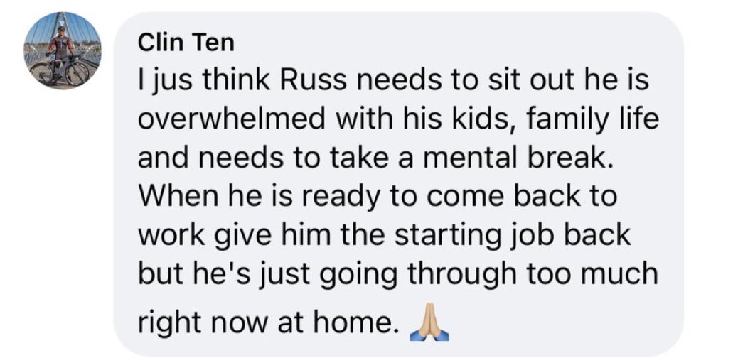 DiscGawlfer's tweet photo. #Pray4Russ https://t.co/NbetPq7nLa