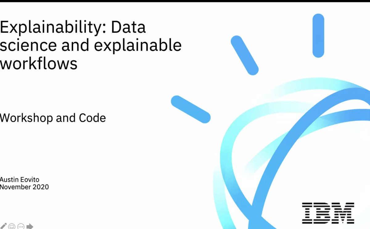 PyDataBOS's tweet image. Starting out our November event with Austin Eovito from @IBM on explainability in data science #pydatabos