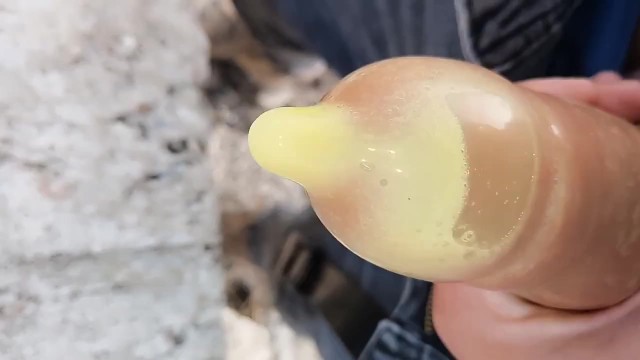 Sold! Used condom masturbation - Jerking so fast that I make foam of cum inside is selling like crazy:
