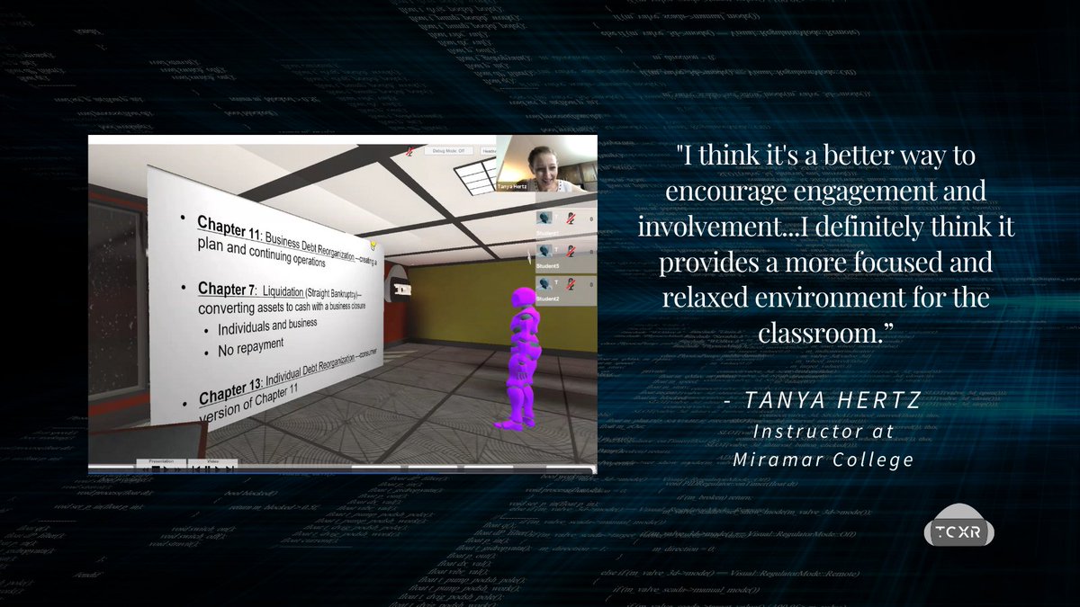 TheCommonsXR (@thecommonsxr) on Twitter photo We had a trial with Professor Tanya Hertz class.  Here are some of the feedback from Professor Hertz and the students!
Check out the full video of students feedback on our LinkedIn page! linkedin.com/feed/update/ur… We had a trial with Professor Tanya Hertz class.  Here are some of the feedback from Professor Hertz and the students!
Check out the full video of students feedback on our LinkedIn page! linkedin.com/feed/update/ur…