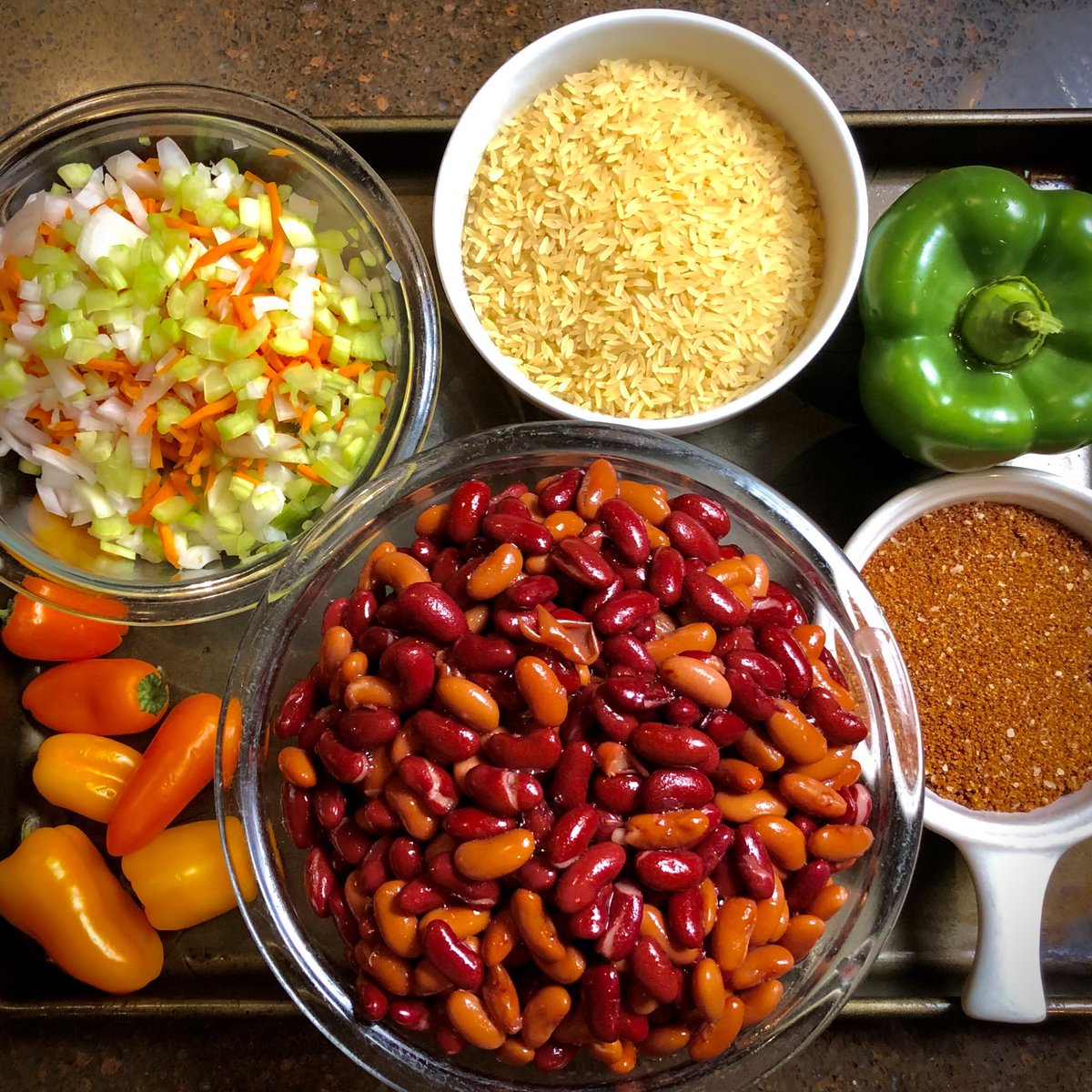 Beans and Rice. Just sayin’. #nceats