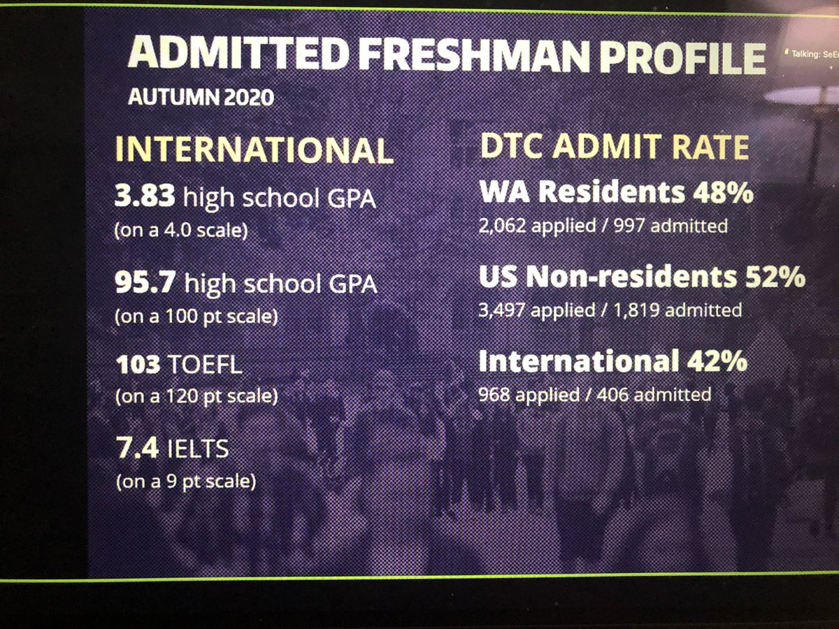 aaronlee1981's tweet photo. Great information from @UW into what matters when applying to their school. Not only do your GPA and the rigour of your courses matter, but also your personal achievements &amp; characteristics as part of the holistic application. #CISHEW @cialfoplatform https://t.co/3TGMBfGPkI