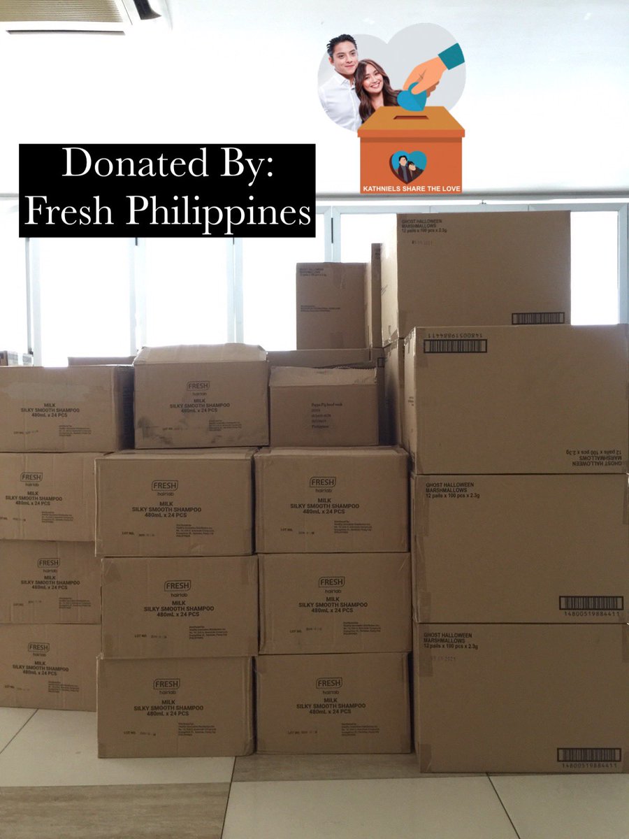 KNsShareTheLove's tweet image. We would like to express our sincerest gratitude &amp;amp; appreciation  to @FreshSkinlabPH for supporting the #KathNielsShareTheLove and sending big amount of goods! We didn&apos;t expect this 😱Thank you so much for your generosity. May God bless your company more. 🙏🏼

@bernardokath
