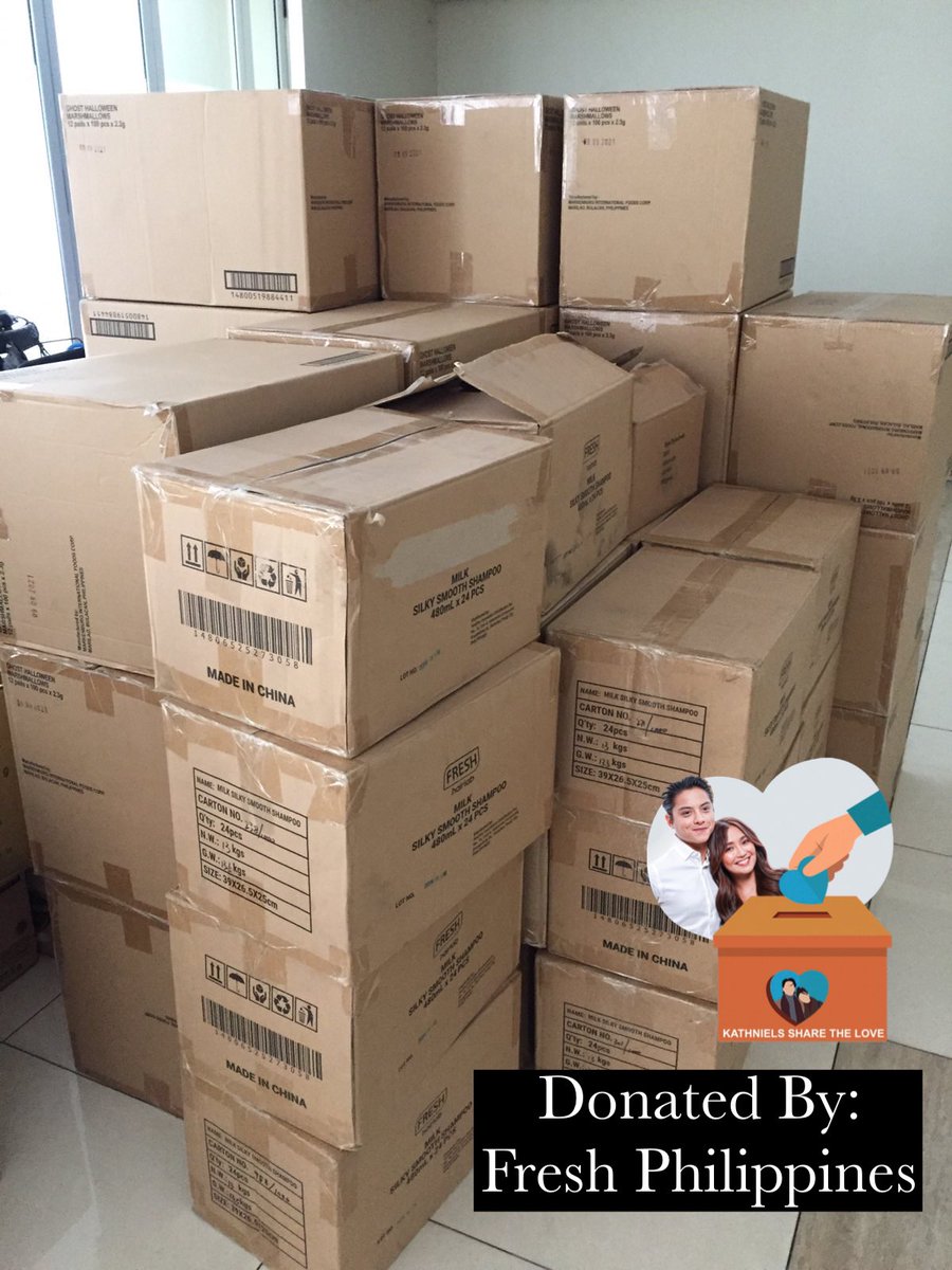 KNsShareTheLove's tweet image. We would like to express our sincerest gratitude &amp;amp; appreciation  to @FreshSkinlabPH for supporting the #KathNielsShareTheLove and sending big amount of goods! We didn&apos;t expect this 😱Thank you so much for your generosity. May God bless your company more. 🙏🏼

@bernardokath