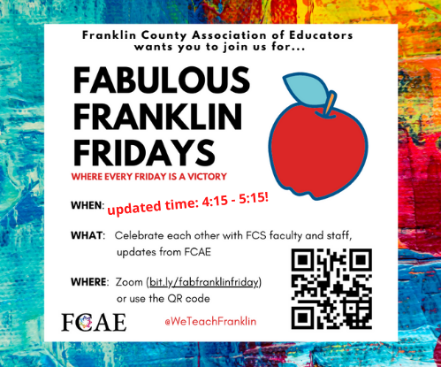 weteachfranklin's tweet photo. Tag your school & your peeps. We have a new time! Y'all elementary folks can get home & put your cozy clothes on! Middle & High won't be far behind! Let's kick back together & start the weekend right! #schoolsquad #inthistogether #teacherstrong #arewethereyet? https://t.co/g9ZsRDgS37