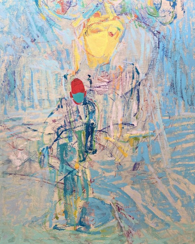 ProgressGallery's tweet photo. “Blue and Yellow Masker” Yi Kai.
2020. Oil on Canvas
#oilpainting #oilpaintings #artist #painter #abstractart #abstractpainting #figurepainting #localartist #lacountyarts #pomonaart https://t.co/I0l7wt1Fhv