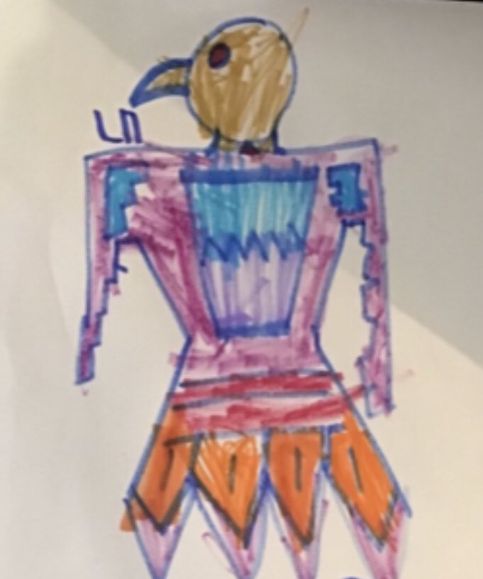 Thanks  to our assembly leaders and @AP_Parisa for an awesome assembly celebrating Native American Heritage Month! We loved the history, music, and getting the chance to draw our own Thunderbirds with a directed drawing from @ArtWithMrsRuff #holmeshawks #oakpark97