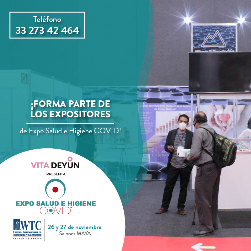 ExpoSalud2021's tweet photo. Comunícate con nosotros y forma parte de los Expositores de Expo Salud e Higiene COV1D. 

Más información: https://t.co/x4CeCrcvDB y 33 2734 2464 

#ExpoSaludeHigiene #COV1D19 #NuevaNormalidad #PatrocinadoresOficiales #CIECWTC #CDMX

@ciecwtcmexico https://t.co/Bi9aqtC71D