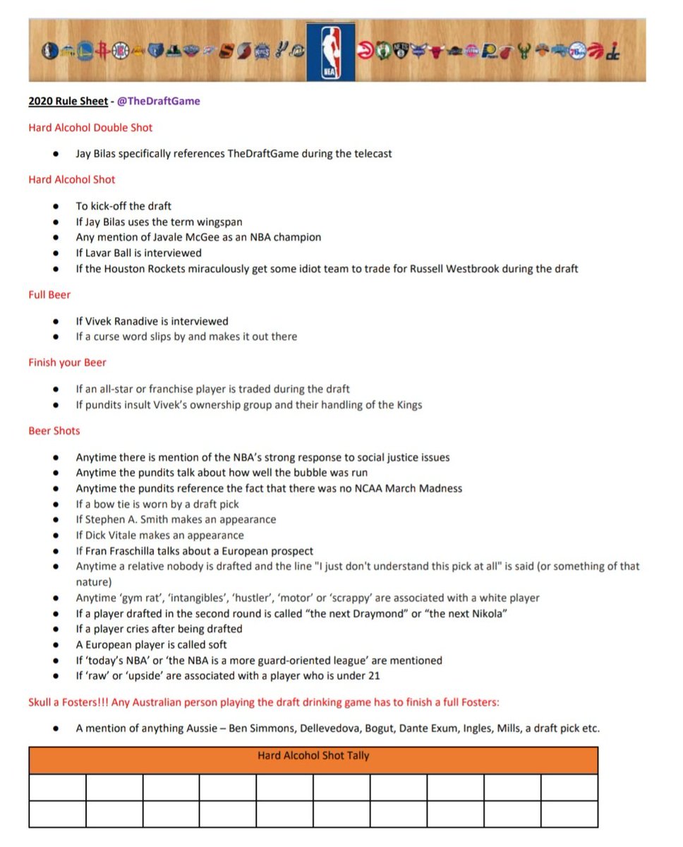 Draft Drinking Game (@TheDraftGame) / Twitter