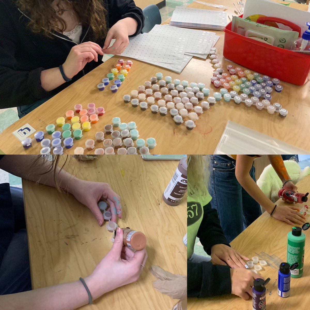 wcsCHSng's tweet photo. #NAHS students created a paint by numbers kit based on our mural. Now you can make your own version at home! All proceeds benefit NAHS and the art program at CHS. #SupportTheArts @wcsCHS @wcsCOarts https://t.co/EurXZoSlMX