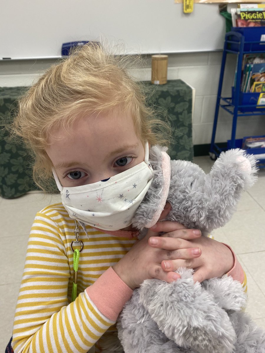 Pajama day with hot cocoa and our snugglies!  What better way to close out F2F and head into remote?! ❤️☕️🦄🐑🧸🐘❤️ #wearelamphere #hillerwildcats