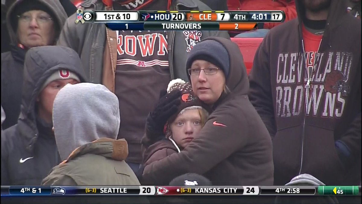 the desperate Browns fans.