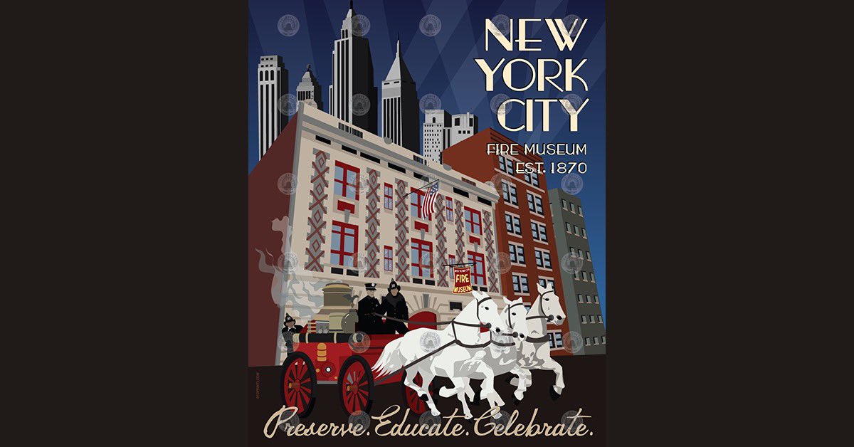 FDprints_com's tweet photo. For the first time ever, a partnership between the New York City Fire Museum and FD Prints is proud and excited to announce that we have created a unique piece of artwork that is available as a poster, canvas and metal print. https://t.co/LUPZmsidUG https://t.co/WYWf3R22oq