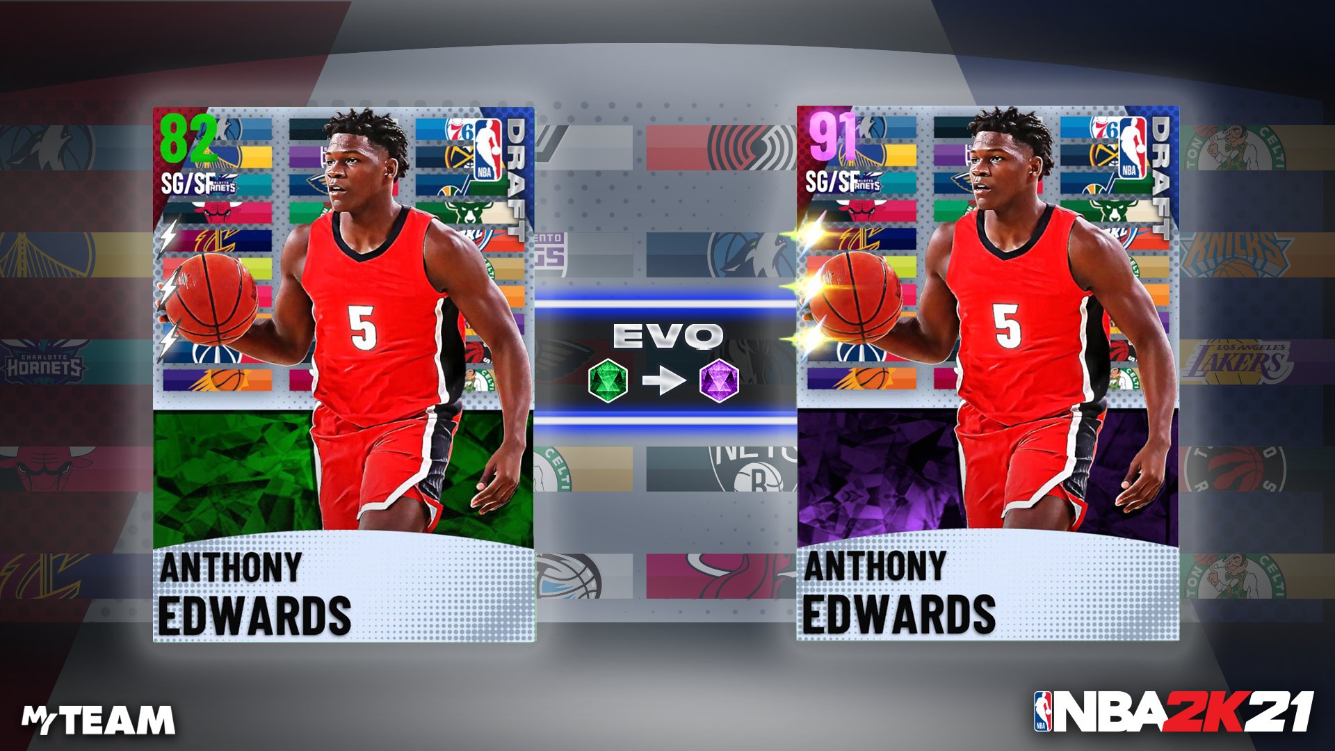 Nba 2k21 Myteam Evo Anthony Edwards Droppin Soon In Myteam