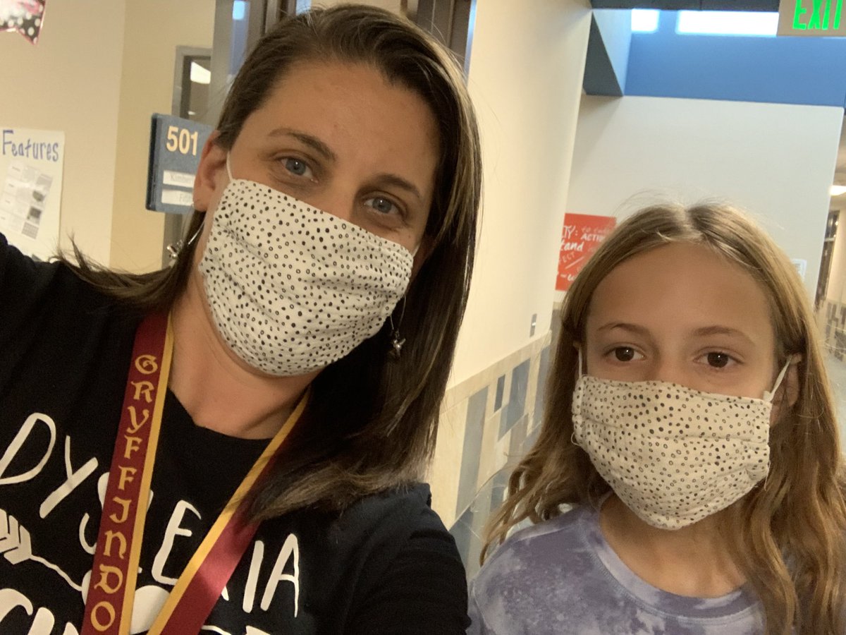 Mask twinsies for her birthday!🥰 Hapoy Birthday sweet Isla. #twehowl