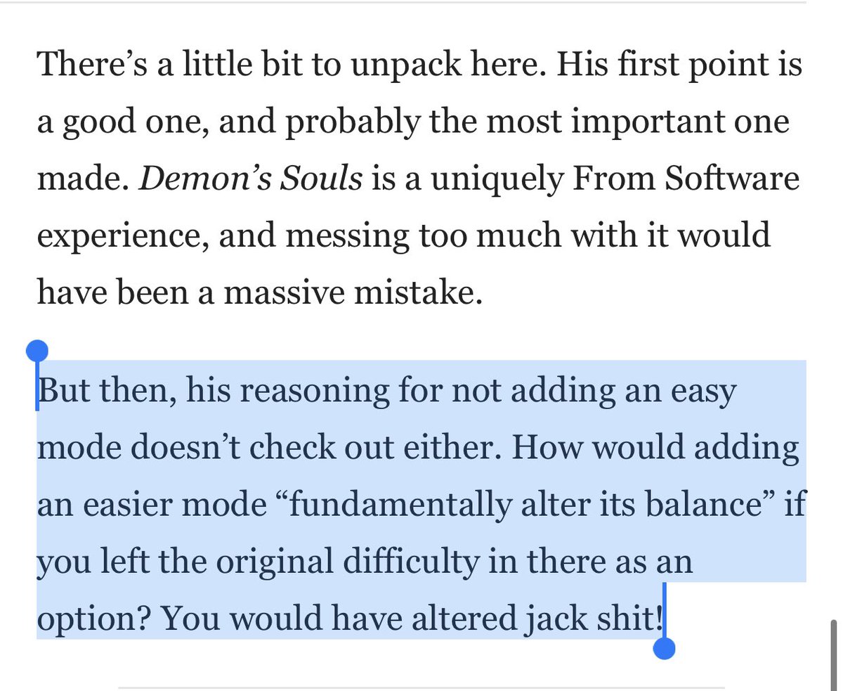 Game bloggers are big mad cuz they can’t beat Demon’s Souls.