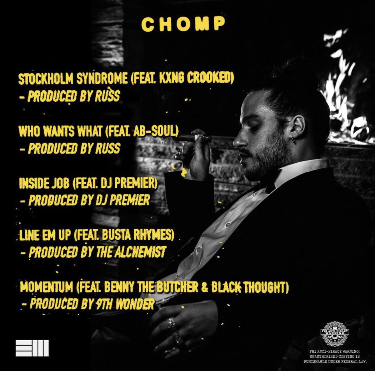 BeOriginal1996's tweet photo. @russdiemon just drop new E.P CHOMP 💿💯

#memes #travel #trap #drill #hiphop #rap #newmusic #islit #bestsong #tiktokmemes #sheckwesmobamba #russ #chomp #russsongs https://t.co/DqnvWjTlQV