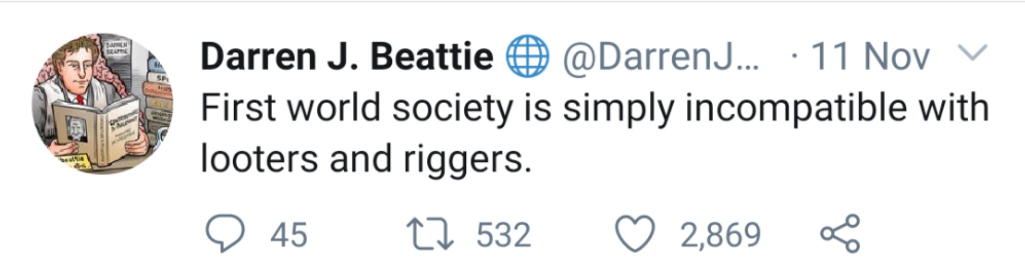 Nick Martin A Week Ago Darren Beattie Tweeted This Thinly Veiled Disguise For The N Word Today President Trump Appointed Him To An Agency That Oversees Holocaust Memorials Beattie Will Almost