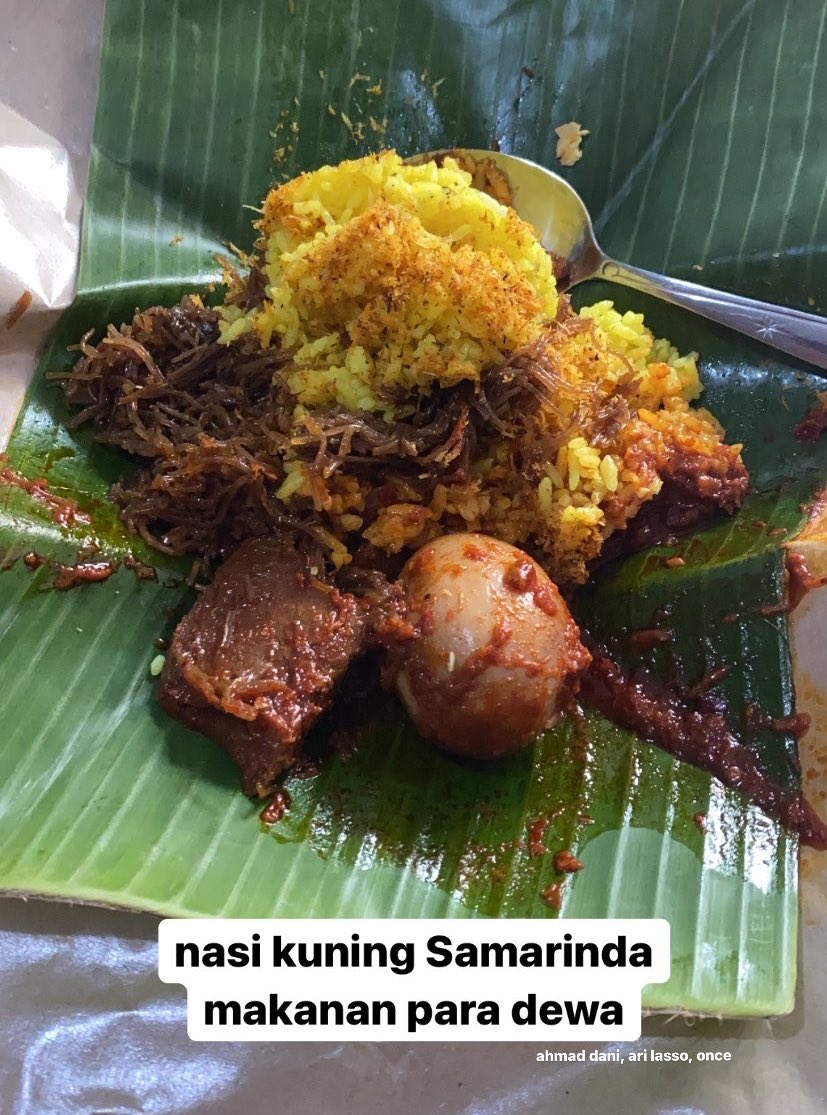 nasi kuning yang sesungguhnya.