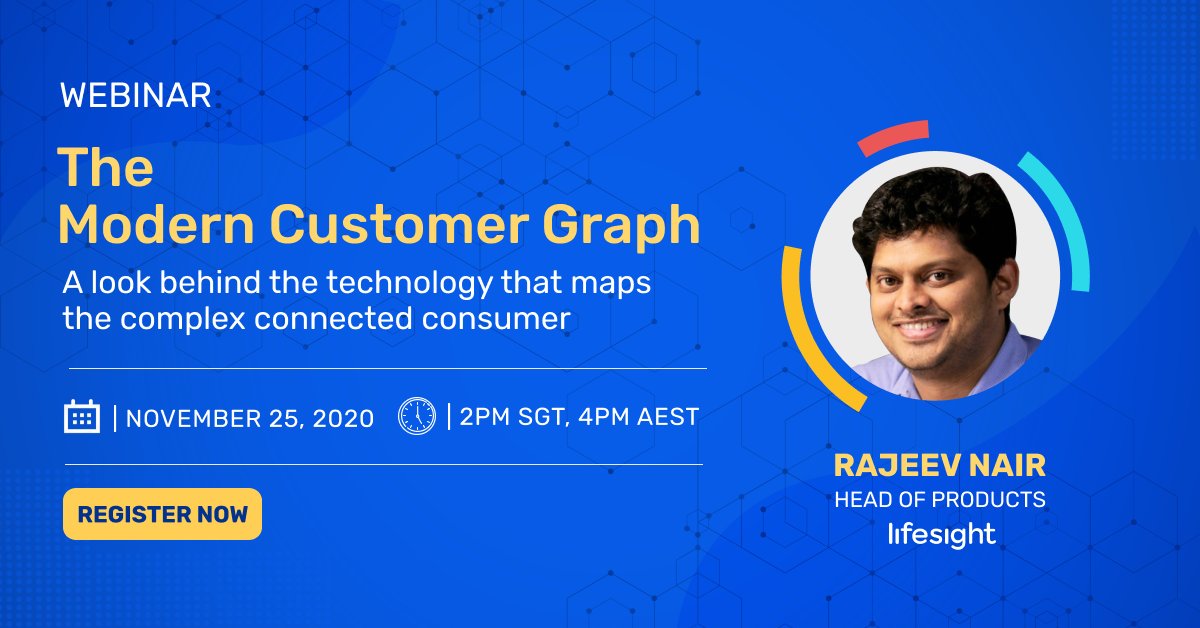 lifesightdotio's tweet photo. What differentiates sound #customerintelligence is the science behind the modern customer graph. Join us on our upcoming webinar for an inside view of the technology and how it maps the complex connected customers. https://t.co/uisln2VRCE
#identityresolution #lifesight https://t.co/bPOBDXLZZ7