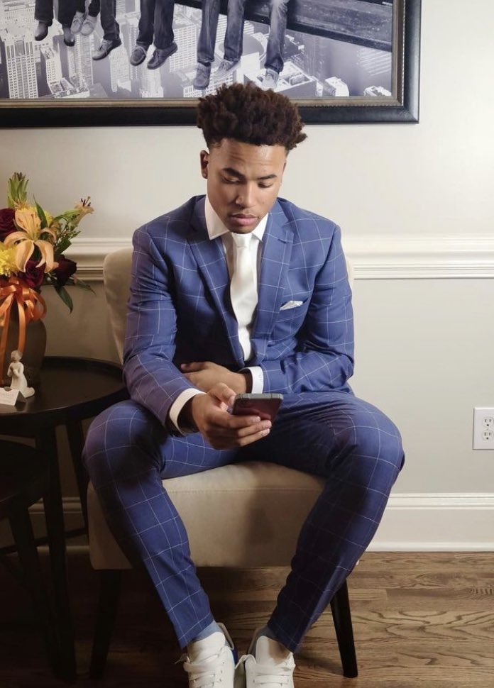 FansOfKU's tweet image. The inside of Devon Dotson’s NBA Draft Suit: Natty Champs 2020