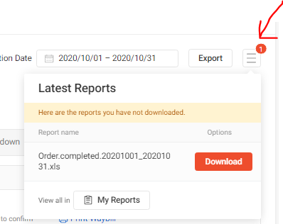 Download excel file di siniSo apa maklumat yang ada dalam report ni?Segala-galanya - kecuali email!Order ID, tracking, item yang dibeli, jumlah belian, nama pelanggan, nombor hp, alamat lengkap hatta jenis courier yang digunakan
