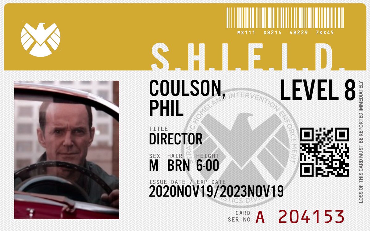 SSonOfCoul's tweet image. "มา!"

#จะทำบัตรประจำตัวหน่วยชิลด์ให้คนที่รีทวิต
บอกส่วนสูงไว้หน่อยนะ