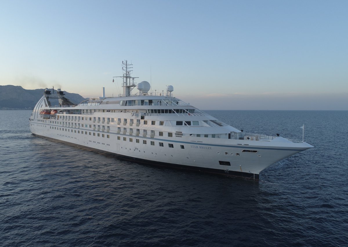 WindstarCruises's tweet photo. Today marks a long-awaited and significant milestone for Windstar Cruises. Earlier today in Palermo, Italy, Fincantieri officially delivered back to us the beautiful and newly renovated Star Breeze. https://t.co/JgidSa4WLw
#windstarcruises #windstarplus https://t.co/KmKzh9236w