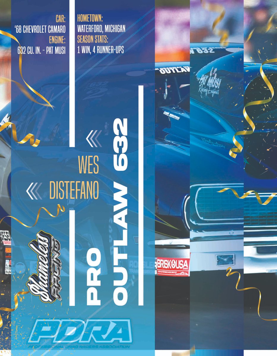 Join us in congratulating Michigan's Wes Distefano on his first #PDRA world championship in #ShamelessRacing Pro Outlaw 632!

#PDRA 
#WorldChampion 
#ShamelessRacing 
#ProOutlaw632