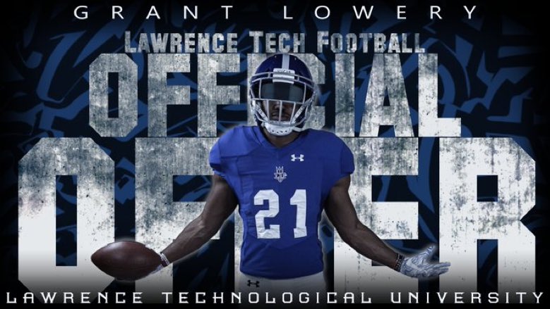 After a great call with <a href="/CoachLaca/">Cheyne Lacanaria</a> I’m excited to say that I have been offered a spot at Lawrence Tech University! <a href="/LTU_FB/">LTU Football</a> <a href="/SCHSArmorUp/">Stoney Creek Football</a> <a href="/TheD_Zone/">The D Zone</a> @legacy_mediagrp <a href="/Legacy_Recruit/">Legacy Recruiting</a> <a href="/mdwestathletics/">Midwest Athletics Academy & Events</a>