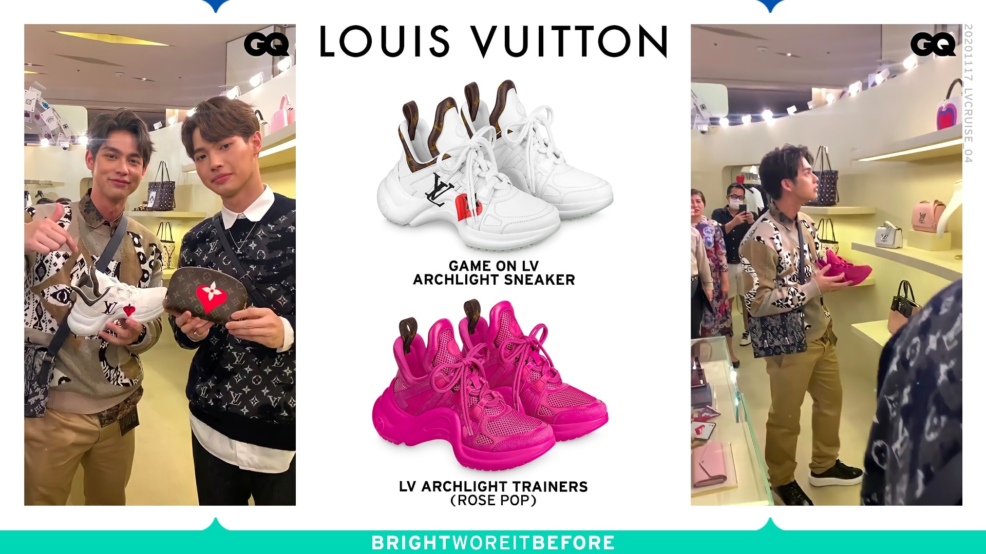lv archlight sneaker rose pop