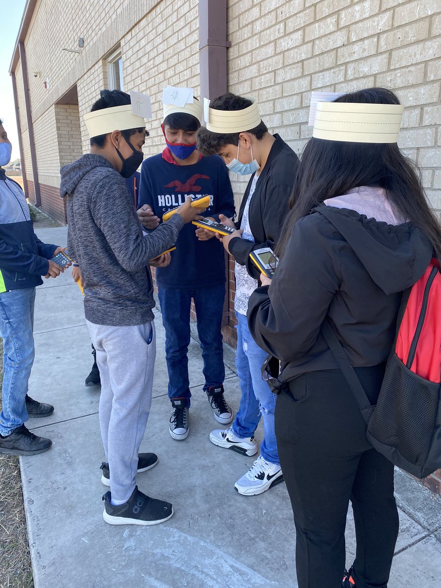mathgage's tweet photo. @Sherry314math and I had a great day with our students playing ordering numbers hedbanz! They had to work together and communicate to win! #LoveMyLISD #ljhspride #mathisfun https://t.co/fRPd7u5PEA