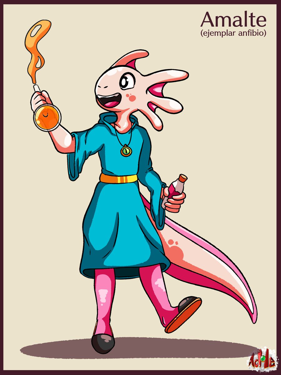 Achesito1's tweet photo. And now the amphibious ejemplar
#Amalte #amphibian #anphibious #axolotl #ajolote #ghardiaspecies #specie #furry #furryart #furrycharacter #male #alquimist #mage #cute #pink #intelligent #humanoid #digitalart #originalcharacter #character #characterdesign #anfibio #ajolote https://t.co/26hrYpL4jO