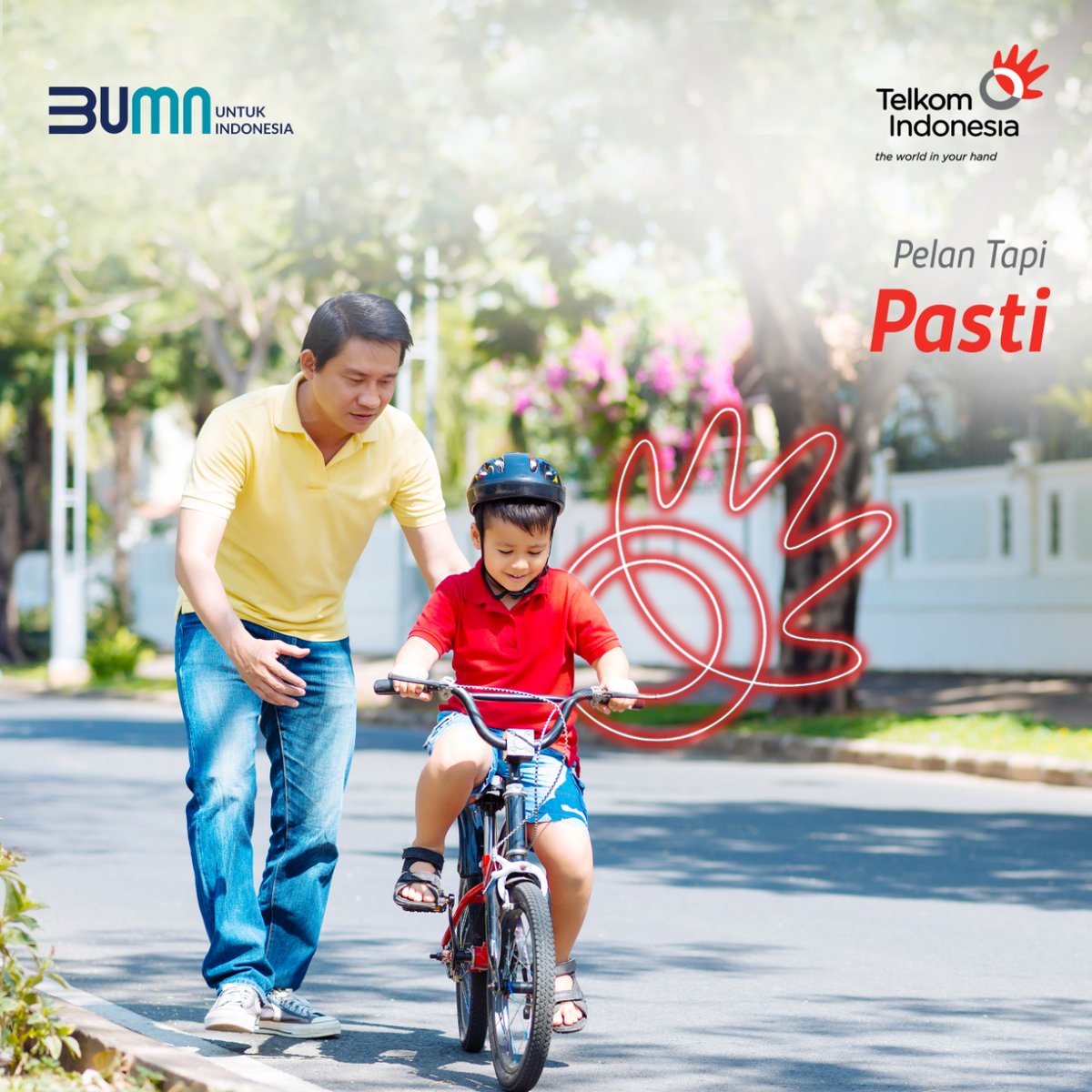 TelkomIndonesia's tweet photo. Tidak masalah berjalan lambat, asal jangan balik dan mundur ke belakang. Jangan lupa retweet semua postingan @TelkomIndonesia karena ada pulsa senilai Rp50.000 untuk 2 orang beruntung setiap harinya. https://t.co/KVwGFzZIiW