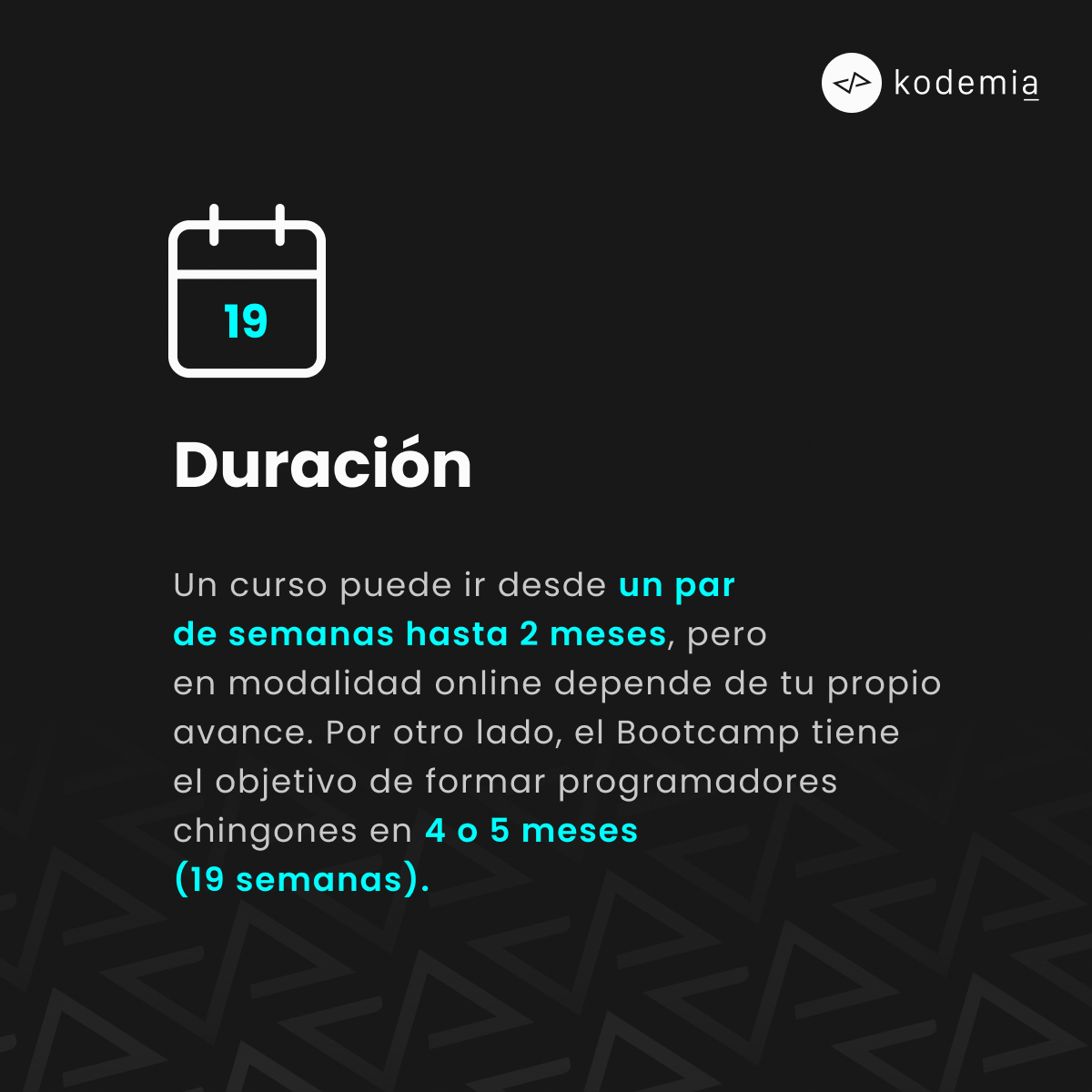 kodemiamx's tweet image. ¿Quieres #aprenderaprogramar o mejorar tus conocimientos? ✔️
👨💻¿Todavía no te decides entre un curso o un #Bootcamp? 
Conoce las 4 principales diferencias entre un #cursodeprogramación y un bootcamp 👇
#Kodemia #codingbootcamp