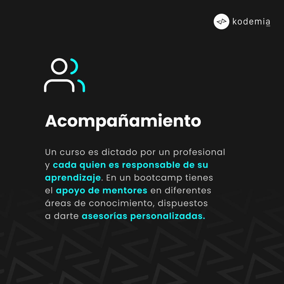 kodemiamx's tweet image. ¿Quieres #aprenderaprogramar o mejorar tus conocimientos? ✔️
👨💻¿Todavía no te decides entre un curso o un #Bootcamp? 
Conoce las 4 principales diferencias entre un #cursodeprogramación y un bootcamp 👇
#Kodemia #codingbootcamp