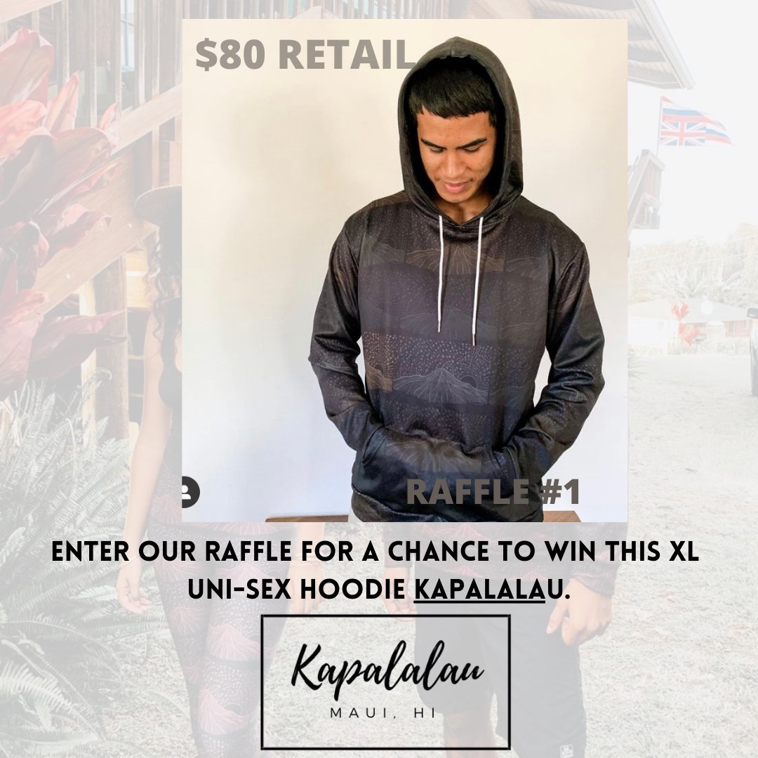 thelocaljordan's tweet photo. HAPPY ALOHA WEDNESDAY! You still have time to enter RAFFLE #1 Lets Support Local! ❤️🎶
.
Enter for a chance to win this Uni-Sex XL Kapalalau Hoodie! 🌊
.
1 Raffle = $5 and you can enter as much times as possible. https://t.co/yqmWwmO6GR