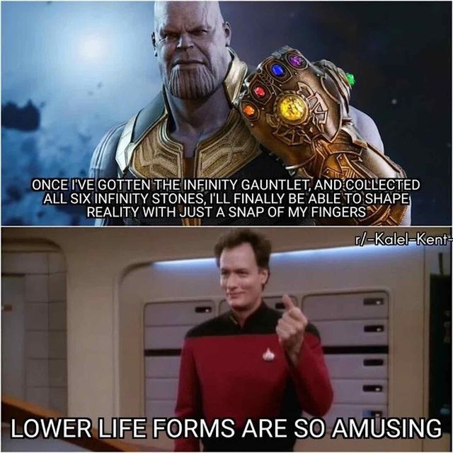 MAU_Wiki's tweet photo. For the Star Trek/Marvel fans. #StarTrek #Marvel #InfinityGuantlet https://t.co/5uTbyVRjcS