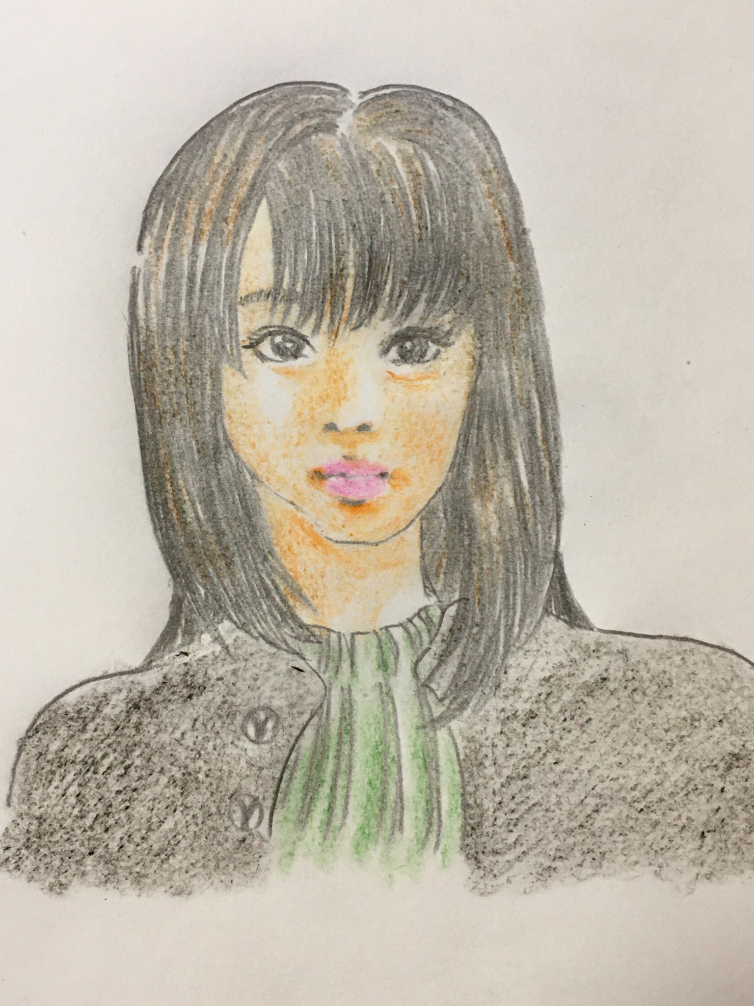 ノブユキ フォロバ100 10日まで 吉岡聖恵さん いきものがかり 吉岡聖恵 似顔絵 T Co Z06yvysbgv Twitter