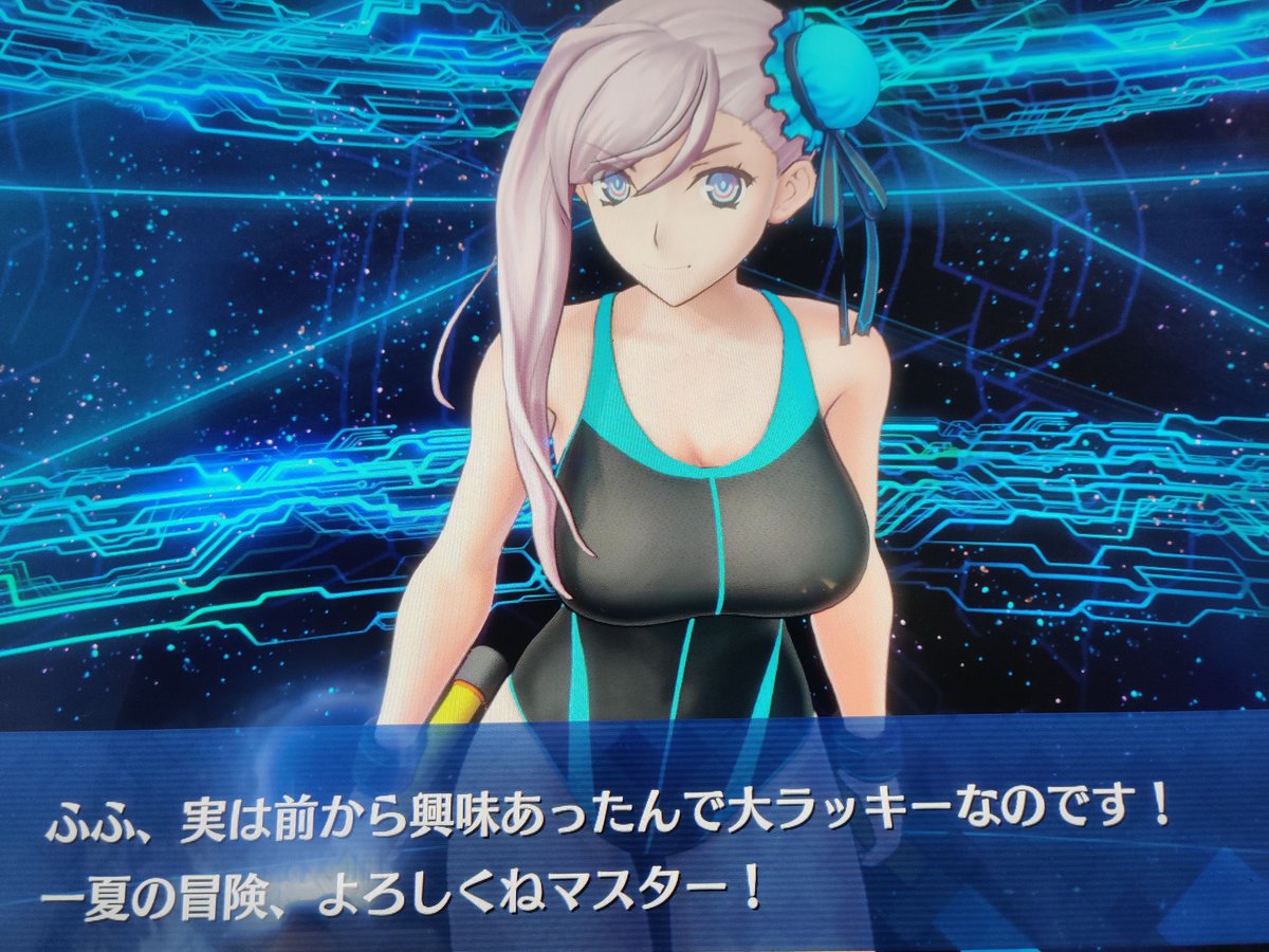 FGO】どの再臨も素晴らしすぎるアーケードの水着武蔵ちゃん