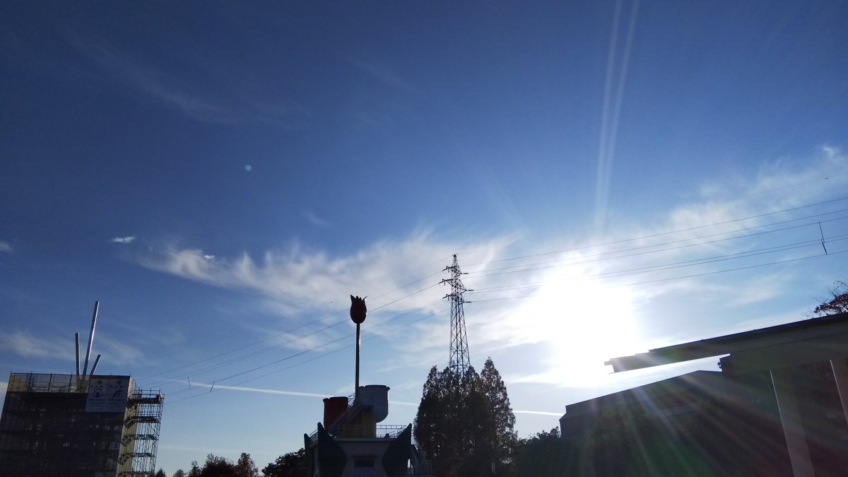 siroboteneko's tweet photo. 秋空、とても清清しい風景を見せてくれます🍁春の花である、チューリップをかたどったチューリップタワーに���外と似合います🌷

#快晴 #秋空 #秋 #秋らしい #チューリップタワー #チューリップタワー🌷#似合います #清清しい #鮮やか #素敵 #綺麗 #キレイ #きれい #ステキ #すてき #澄みきった https://t.co/gE0f6sbNTJ