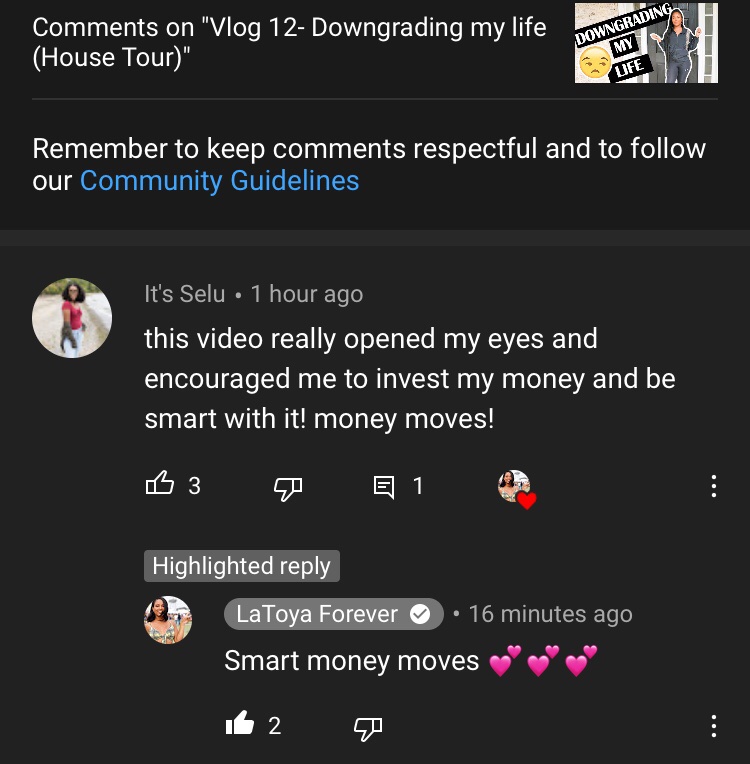 Yas Latoya! Money investment moves💰💰💰